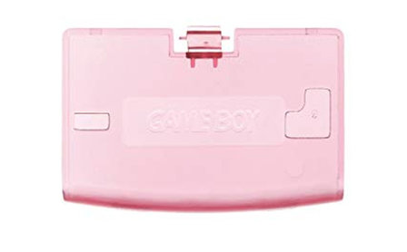 Game Boy Advance Batterijklepje (Clear Pink)