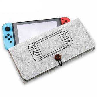 Grijze Soft Case voor de Nintendo Switch