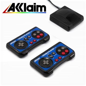 Akklaim Double Player Wireless Nintendo NES Controllers