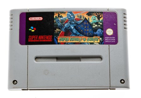 Super Ghouls and Ghosts SNES Cart