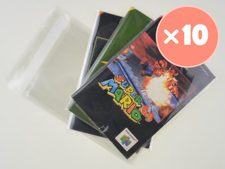 10x Nintendo 64 Manual Bag