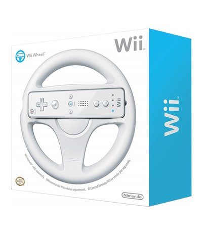 Nintendo Wii U Steering Wheel - White - BOXED