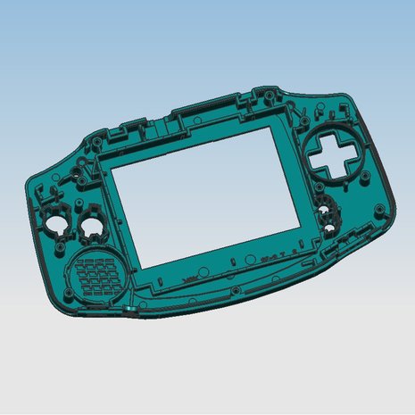 Gameboy Advance Shell - Grey - IPS Ready