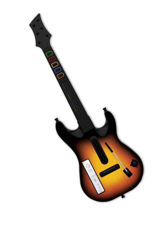 Poging ondersteboven Fauteuil Guitar Hero Guitar - Wii ⭐ - RetroNintendoKopen.nl