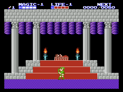 Super Nintendo SNES Screenshot The Legend of Zelda 2: The Adventure of Link