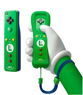 Nintendo Wii Remote Controller Motion Plus Luigi Edition