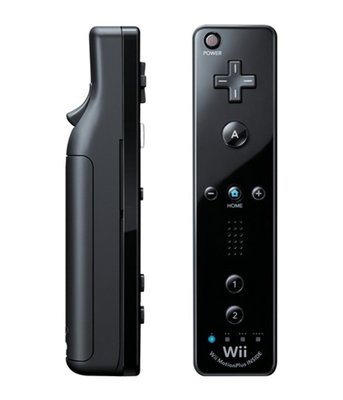 Nintendo Wii Remote Controller Motion Plus Black