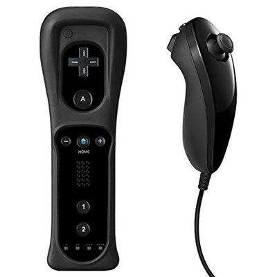 Nieuwe Wii Remote Controller + Nunchuck - Black