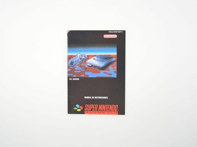 Super Nintendo Console Manual [Spanish]