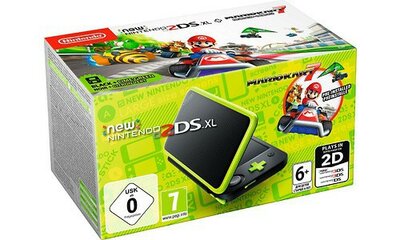 New Nintendo 2DS XL Black Lime [Complete]