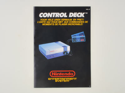 Nintendo NES Console ''Control Deck'' Manual