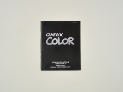 Gameboy Color Manual