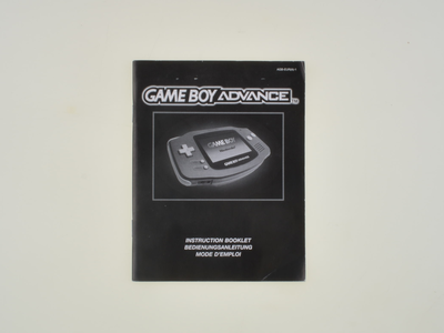 Gameboy Advance Manual