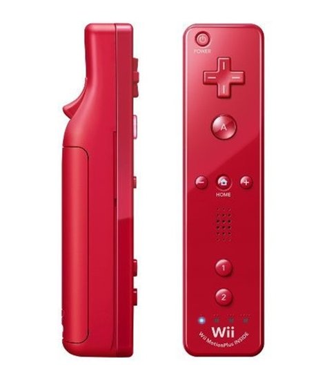 Nintendo Wii Motion Plus Controller Red