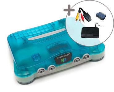 Productie Voorlopige voorzien Nintendo 64 [N64] Console Aqua Blue ⭐ - RetroNintendoKopen.nl