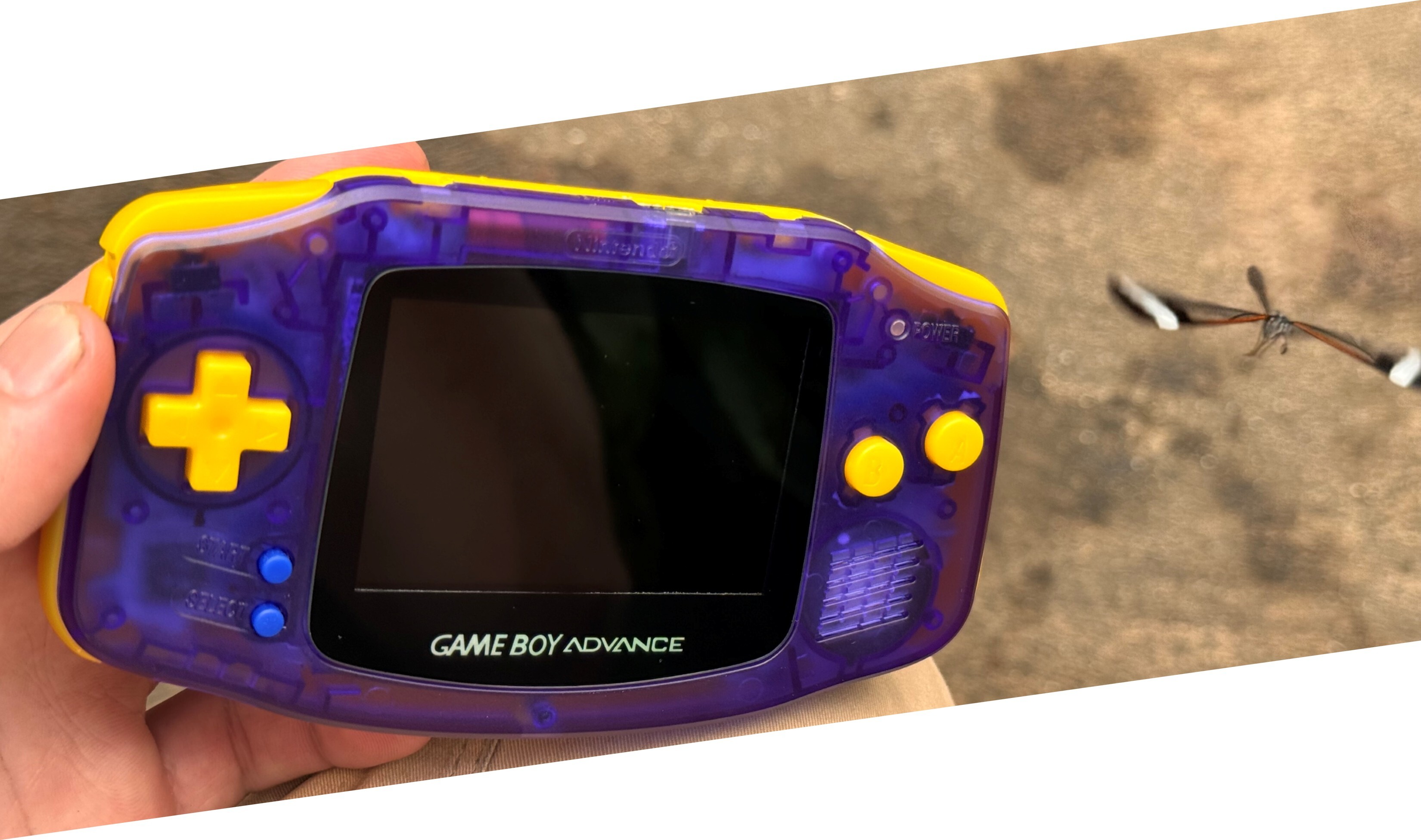 Gameboy Advance IPS Limited Wario Edition + Wario Land 4