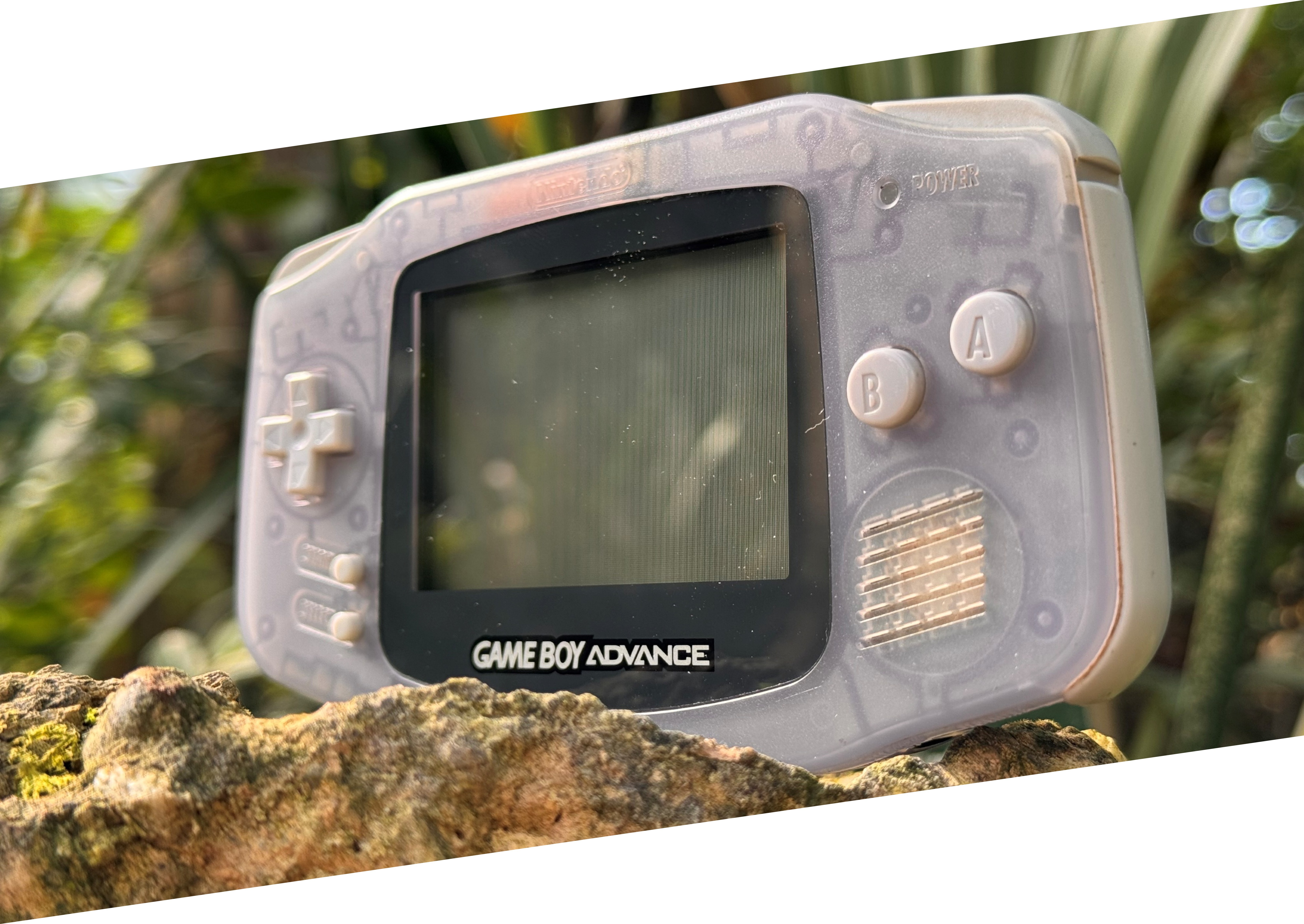 Gameboy Advance Transparent Blue