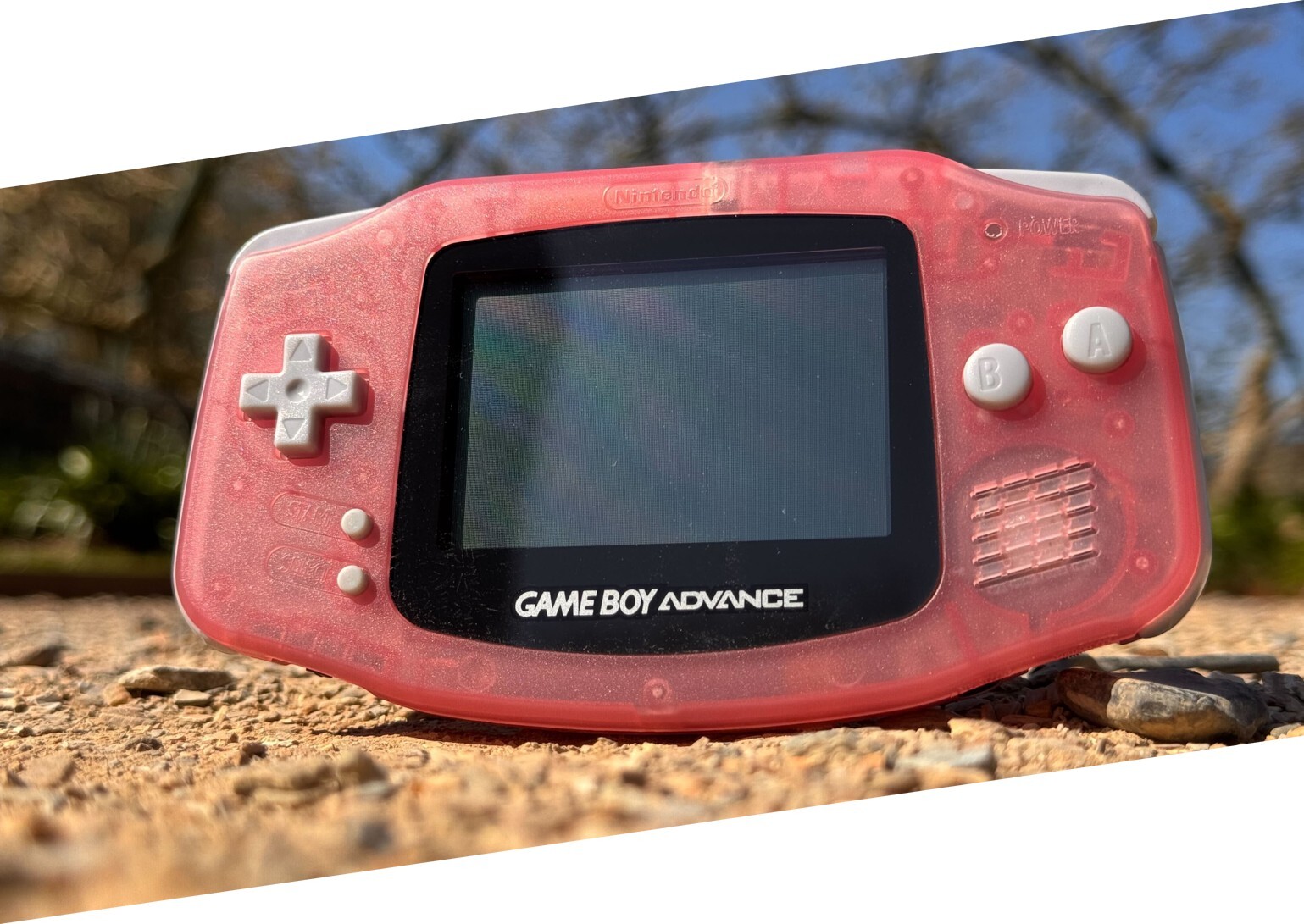 Gameboy Advance Transparent Pink
