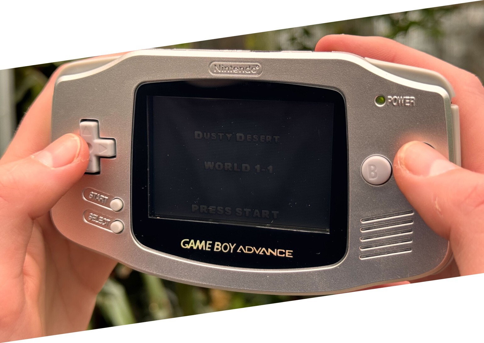 Gameboy Advance Silver