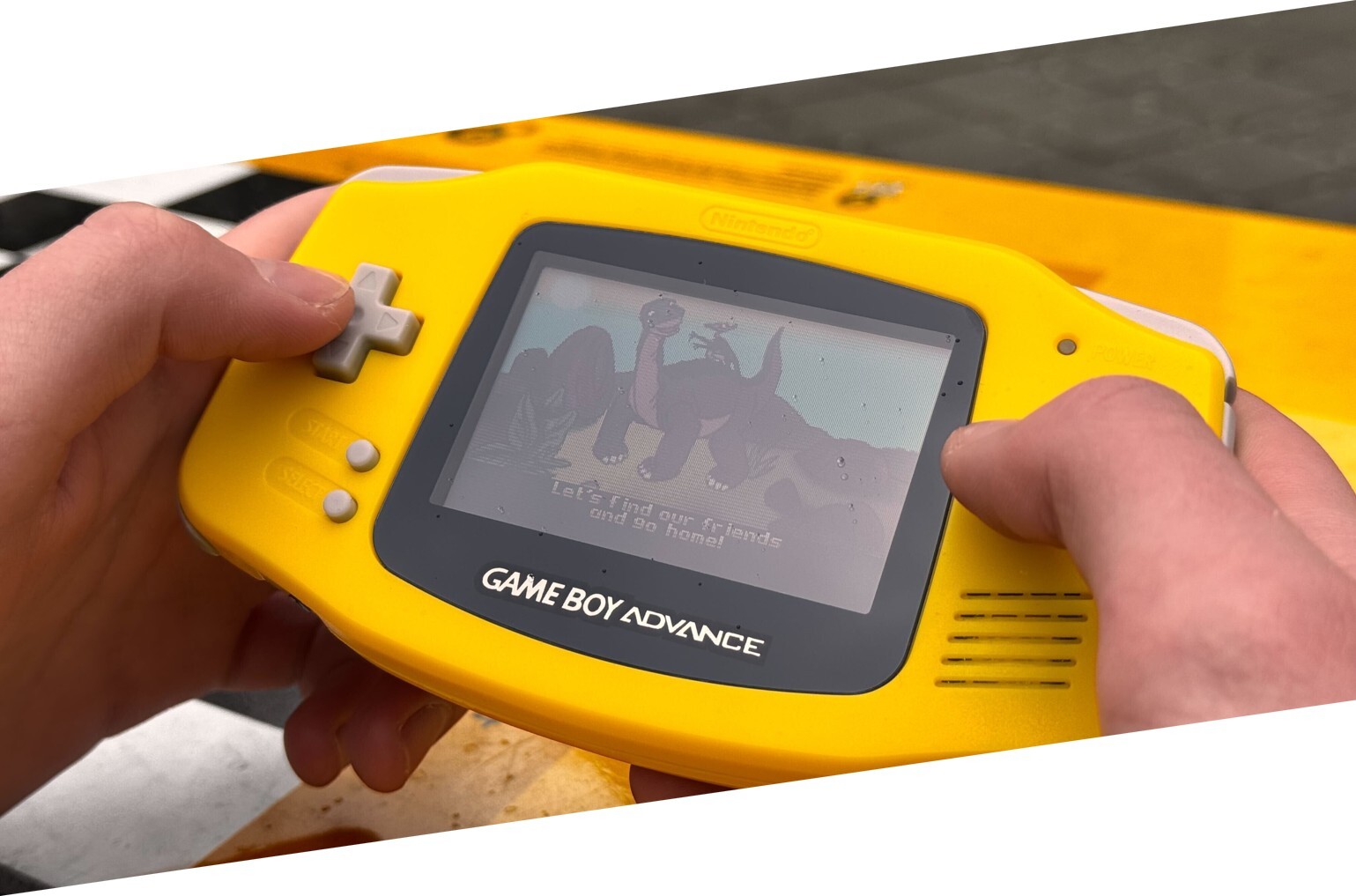 Gameboy Advance Yellow Lemon