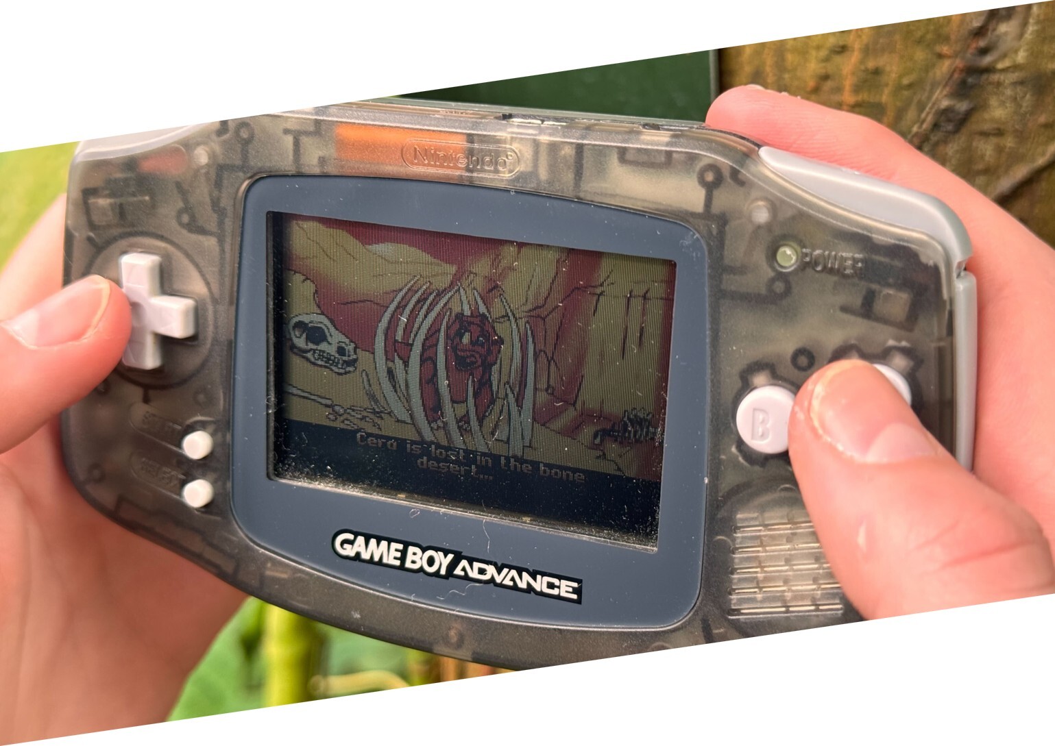 Gameboy Advance Transparent Black