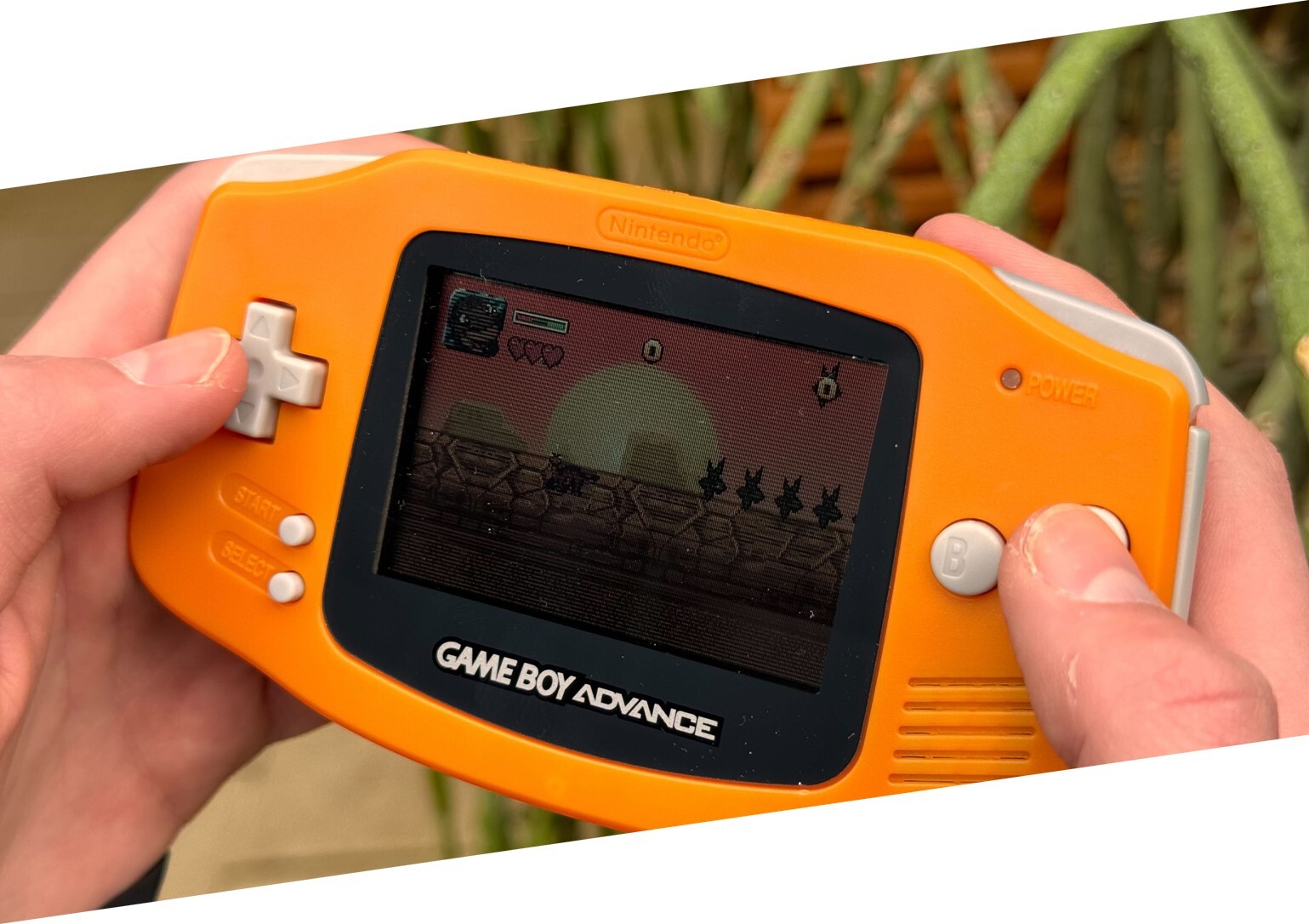 Gameboy Advance Pumpkin Orange