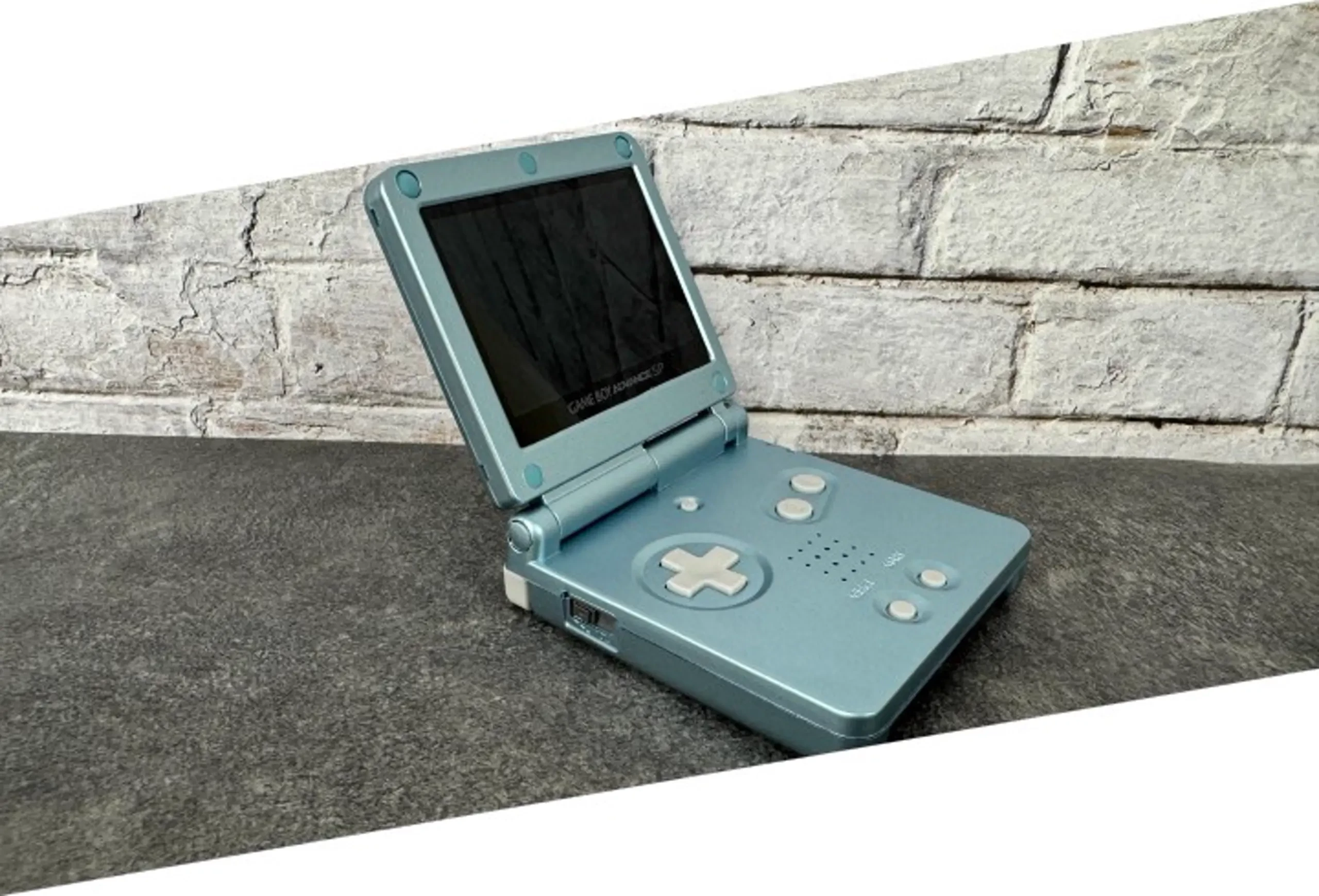 Gameboy Advance SP Lightblue - USB-C & IPS V5
