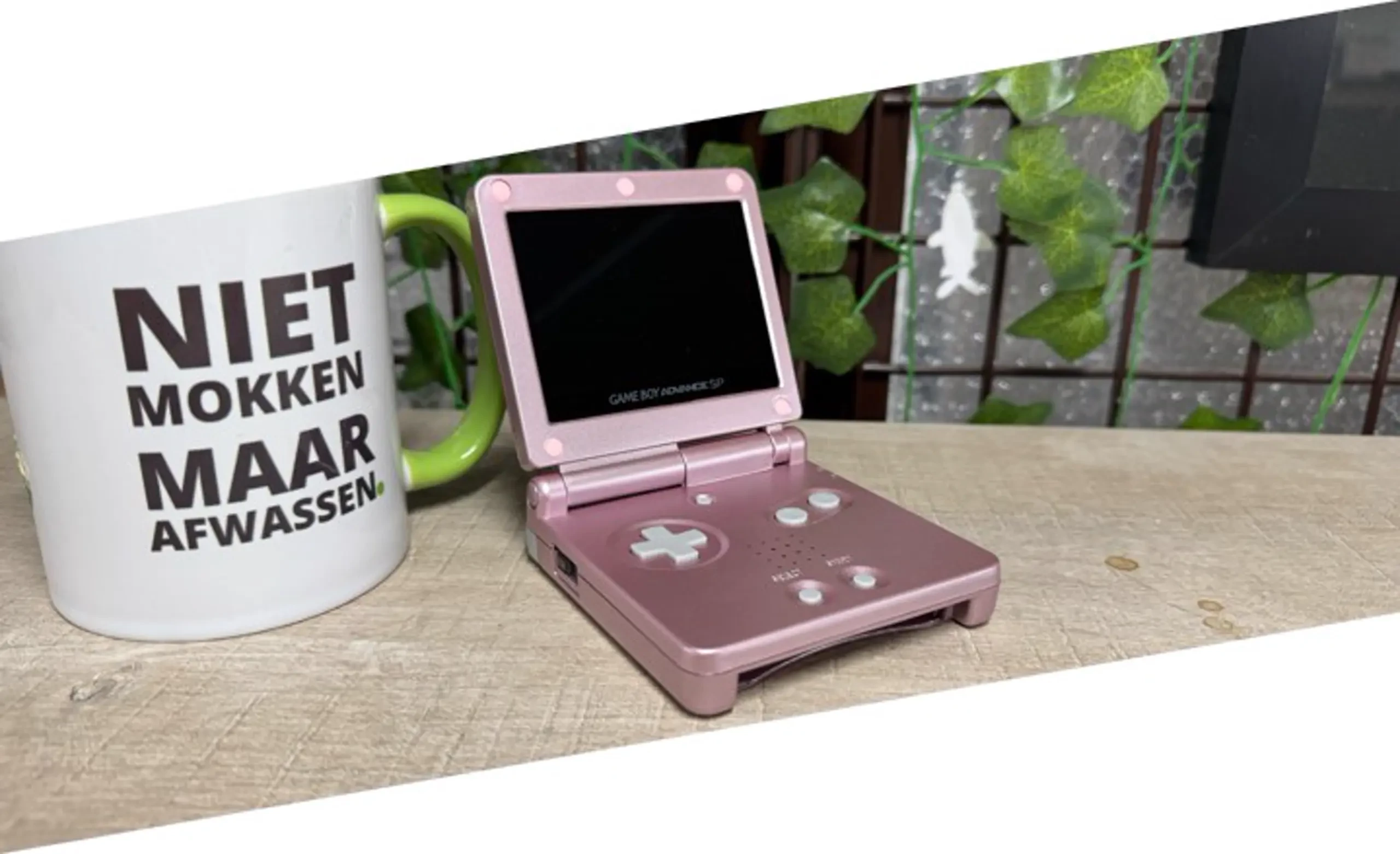Gameboy Advance SP Pink - USB-C & IPS V5