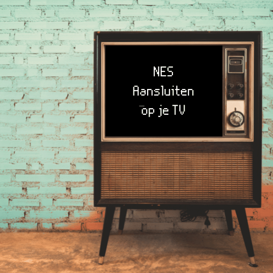 Hoe kan ik een Nintendo NES 8bit aansluiten op mijn TV?