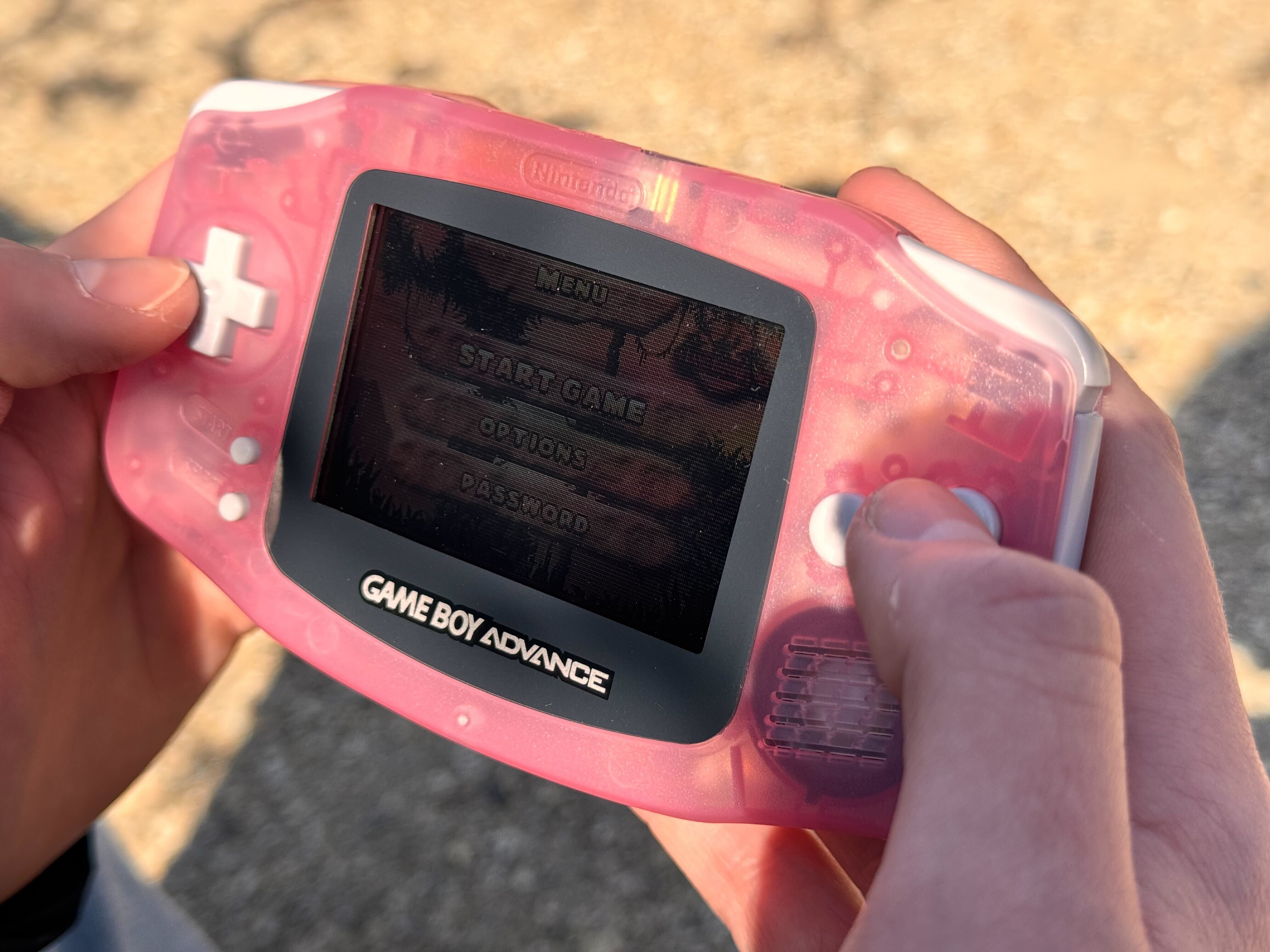 Game Boy Advance Transparent Pink Rosa | Köp på Tradera (697153102