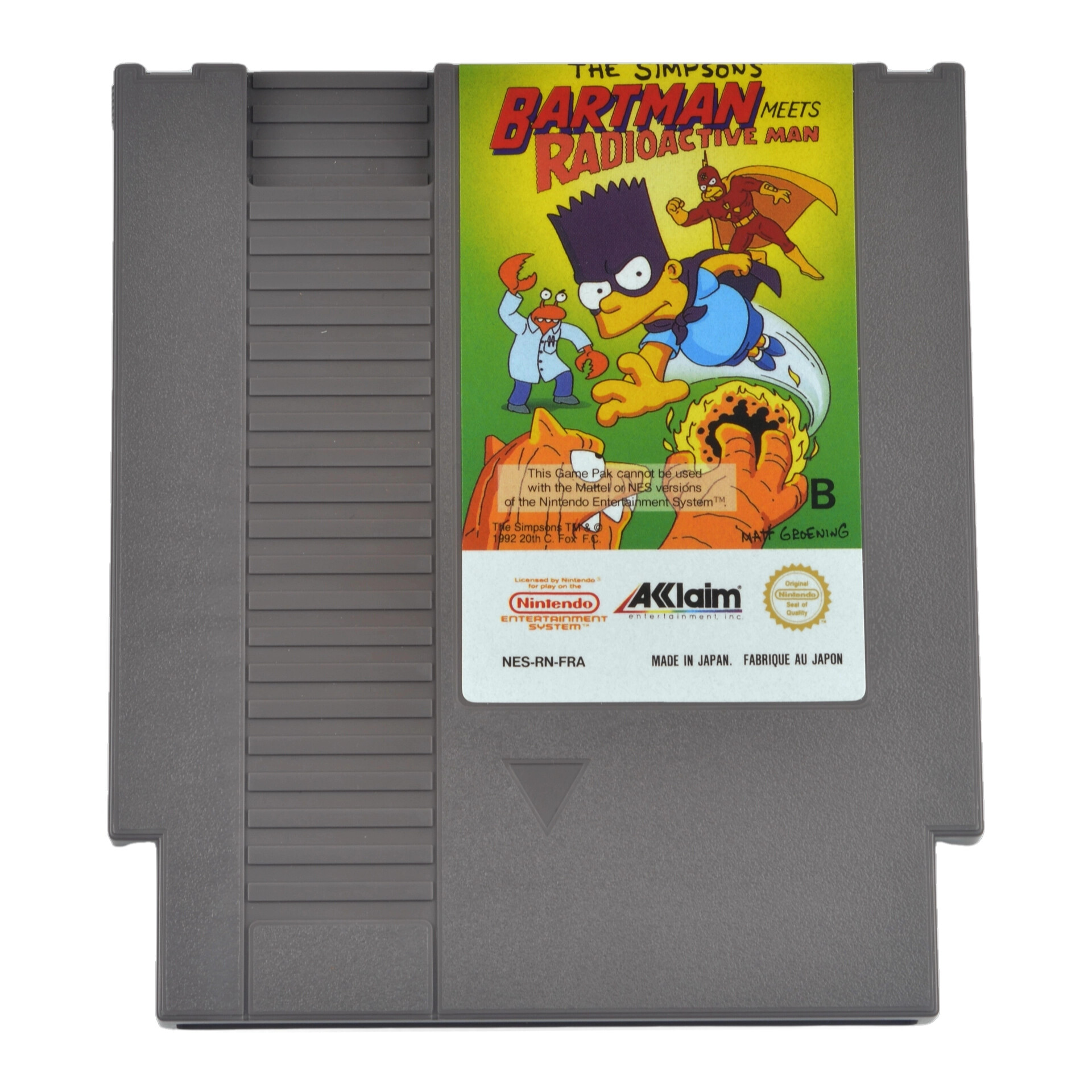The Simpsons: Bartman meets Radioactive man - Nintendo NES Games
