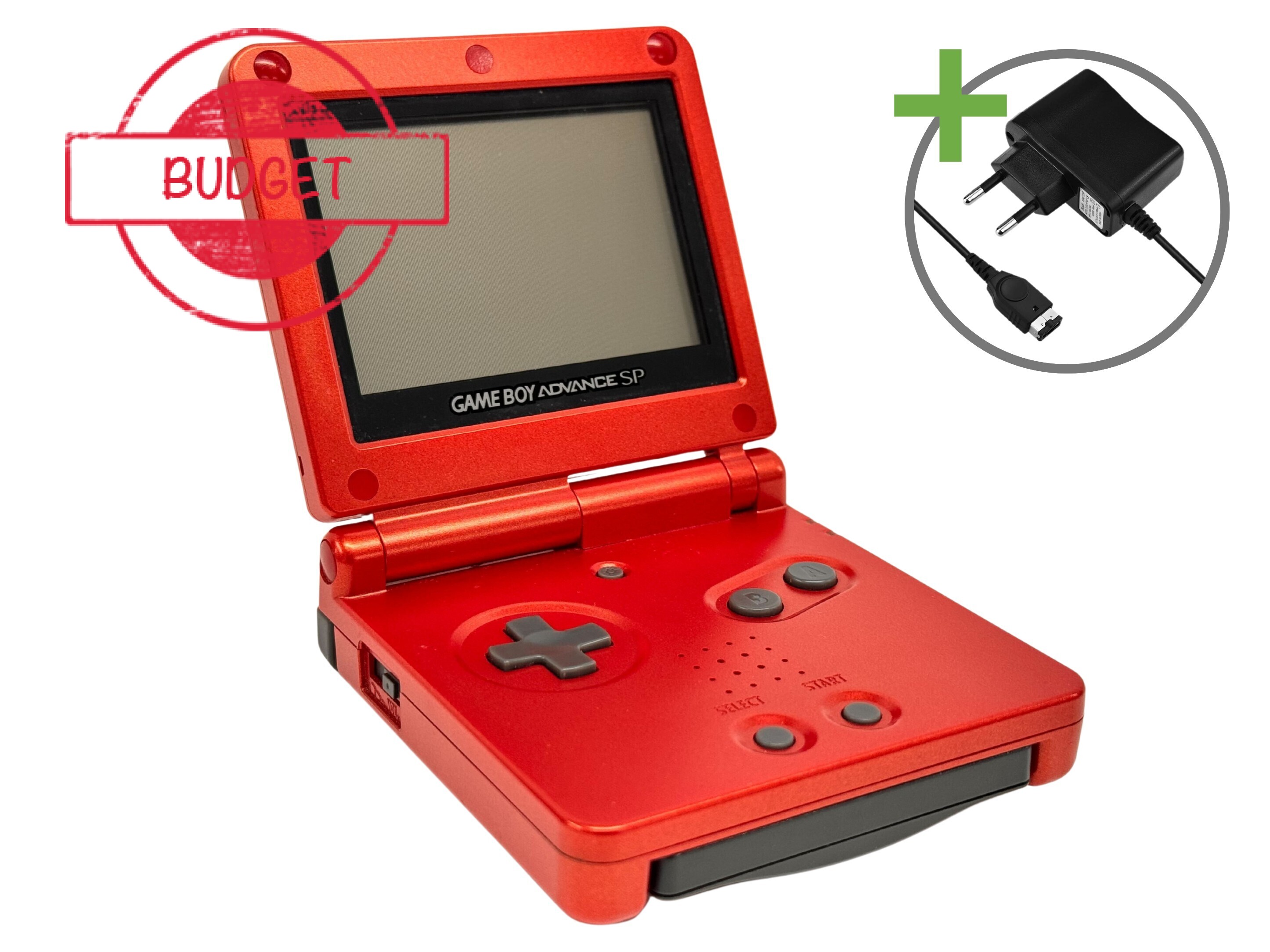 Gameboy Advance SP Red - Budget - Gameboy Advance Hardware