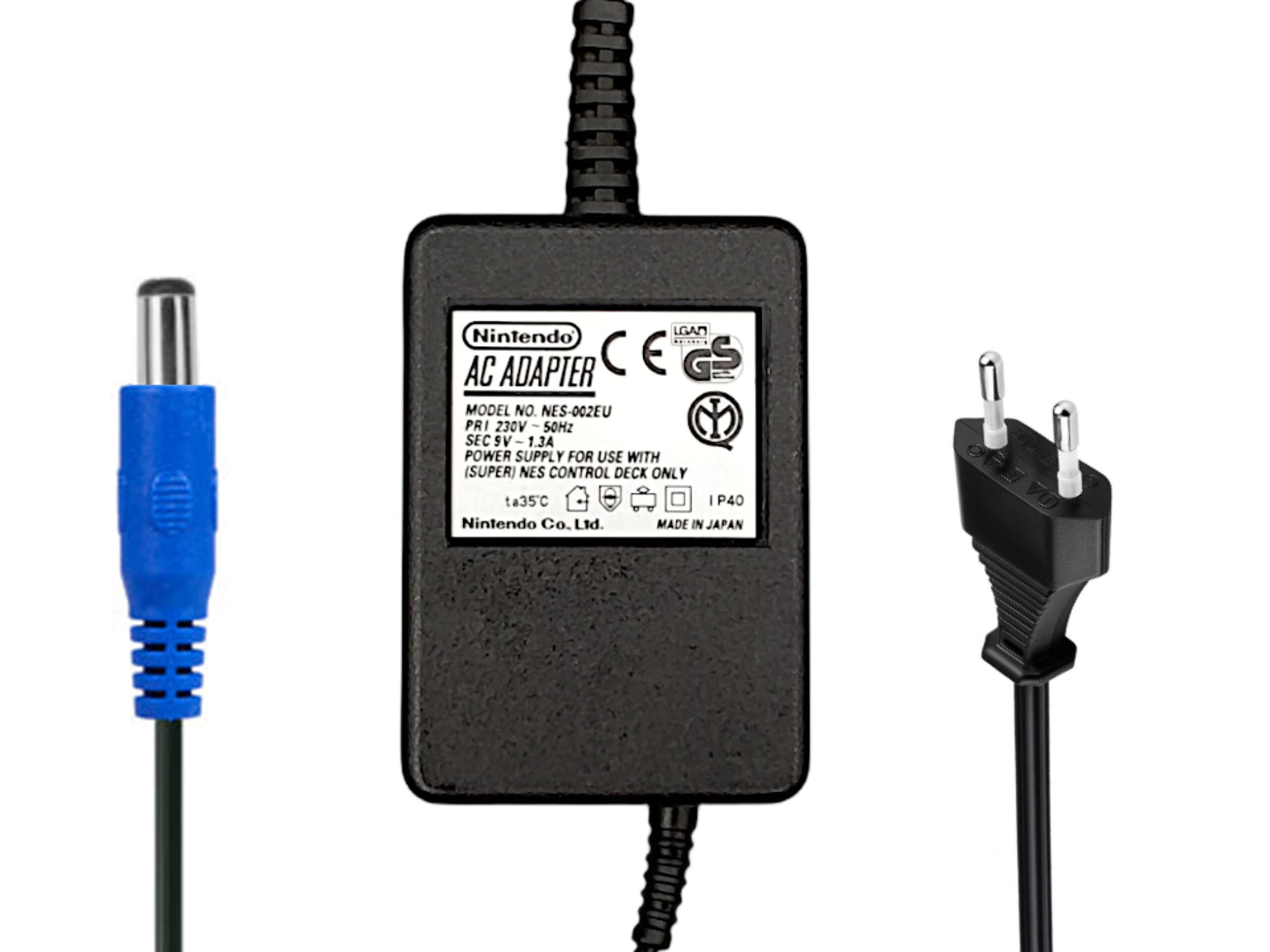 Originele NES & SNES AC-Adapter Stroomkabel Kaufen | Super Nintendo Hardware