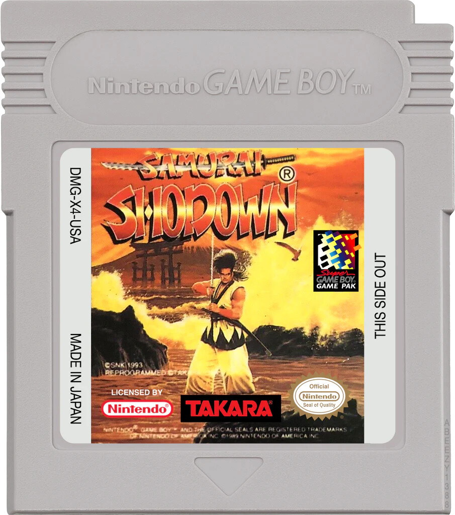 Samurai Shodown - Gameboy Classic Games