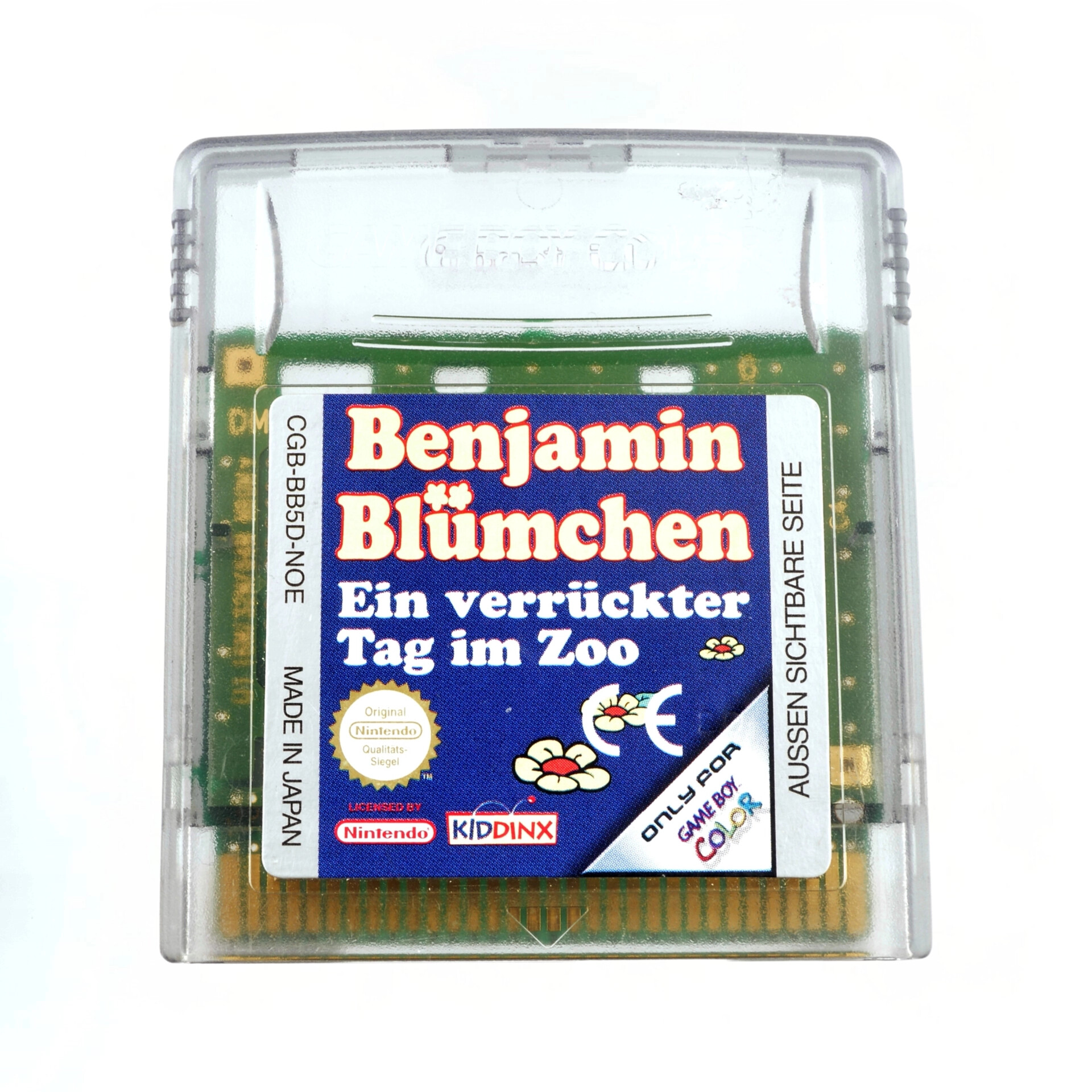 Benjamin Blumchen: Ein verruckter Tag Im Zoo - Gameboy Color Games