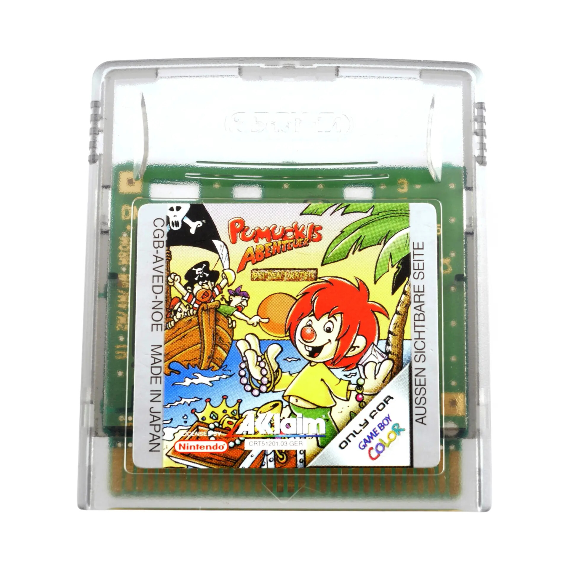 Pumuckls Abenteuer bei den Piraten - Gameboy Color Games