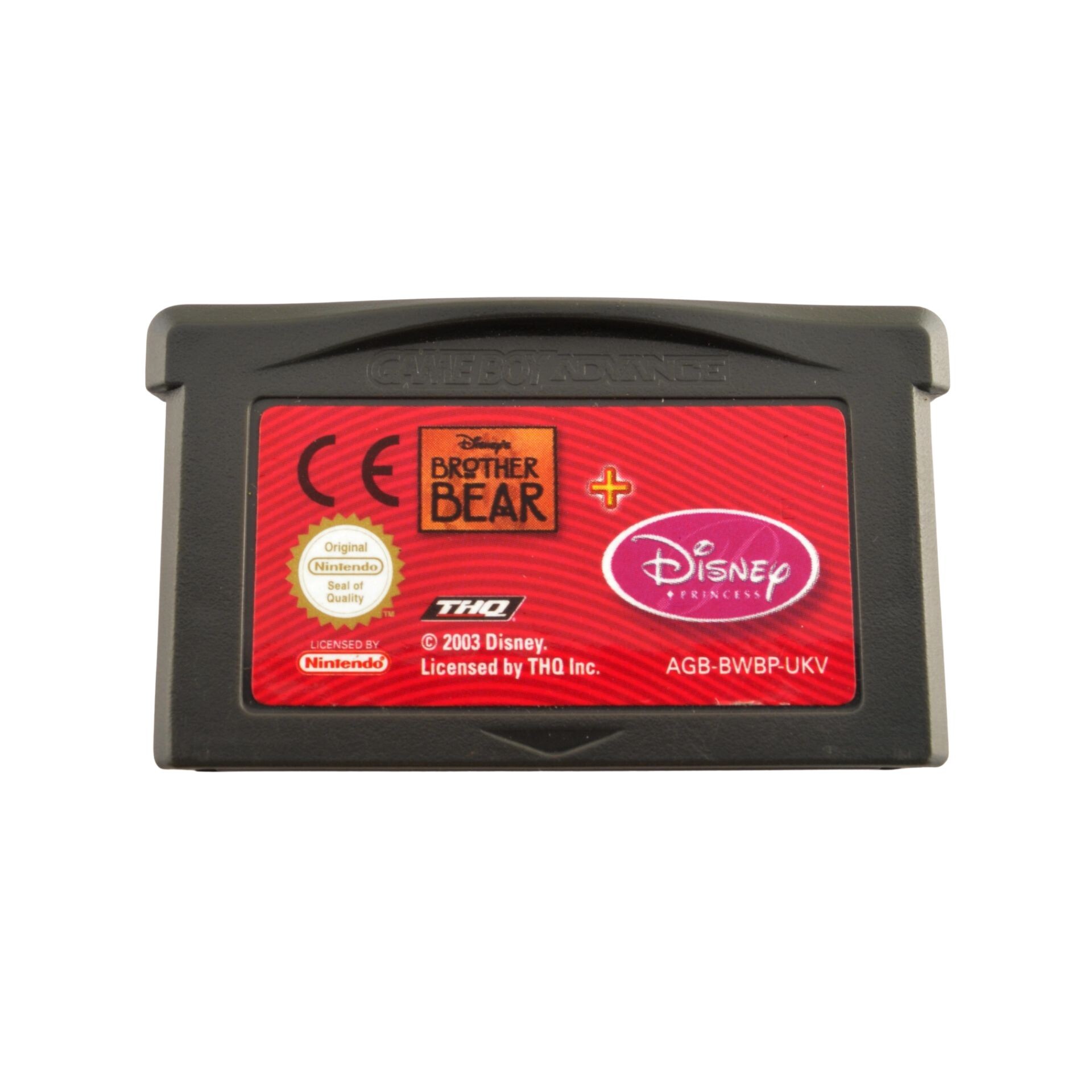 2 Games In 1: Disney's Brother Bear + Disney Princess - Gameboy Advance Games