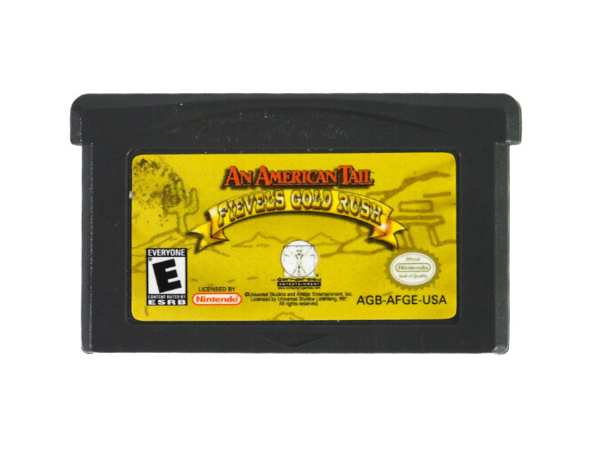 An American Tail: Fievel's Gold Rush - Gameboy Advance Games