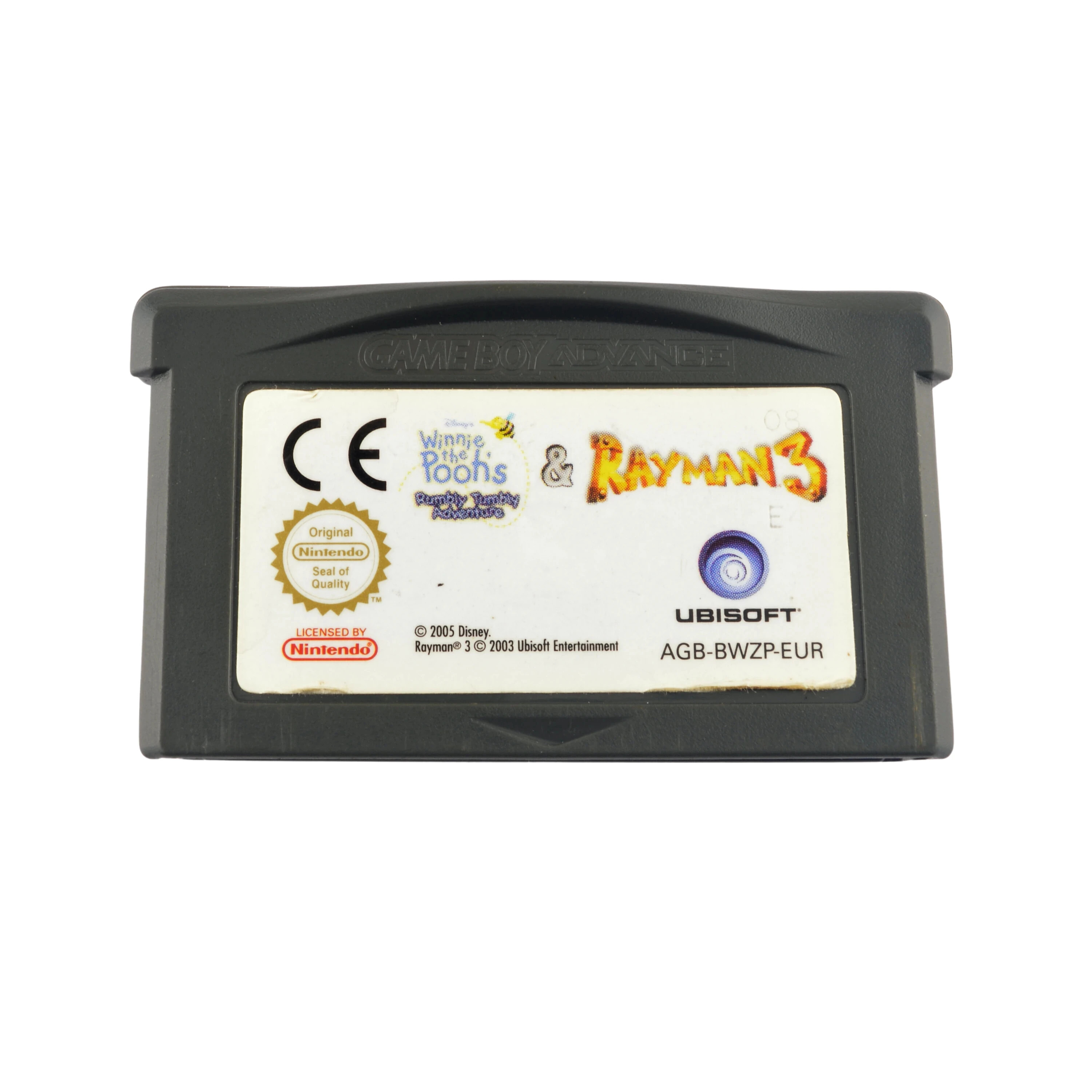 Disney's Winnie the Pooh's Rumbly Tumbly Adventure / Rayman 3 - Gameboy Advance Games