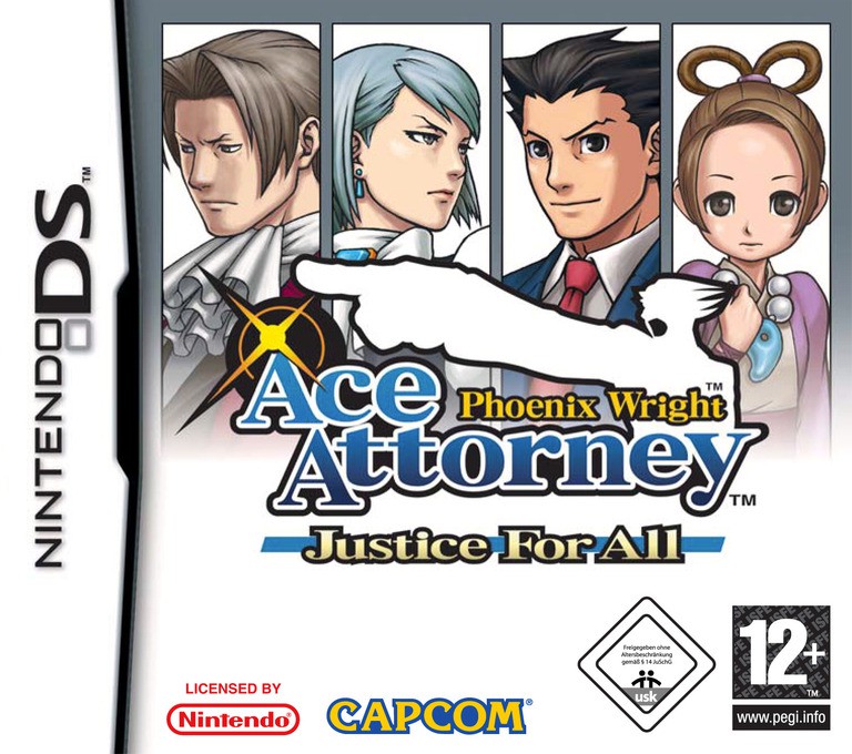 Phoenix Wright - Ace Attorney - Justice for All - Nintendo DS Games