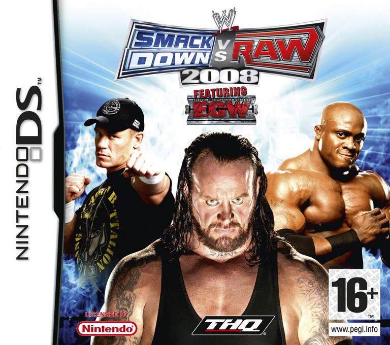 WWE SmackDown vs Raw 2008 featuring ECW - Nintendo DS Games
