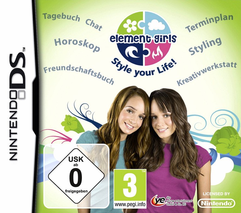 Element Girls - Style Your Life! - Nintendo DS Games