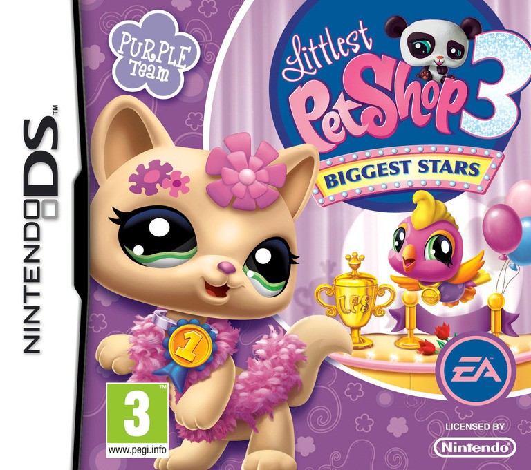 Littlest Pet Shop 3 - Biggest Stars - Purple Team - Nintendo DS Games