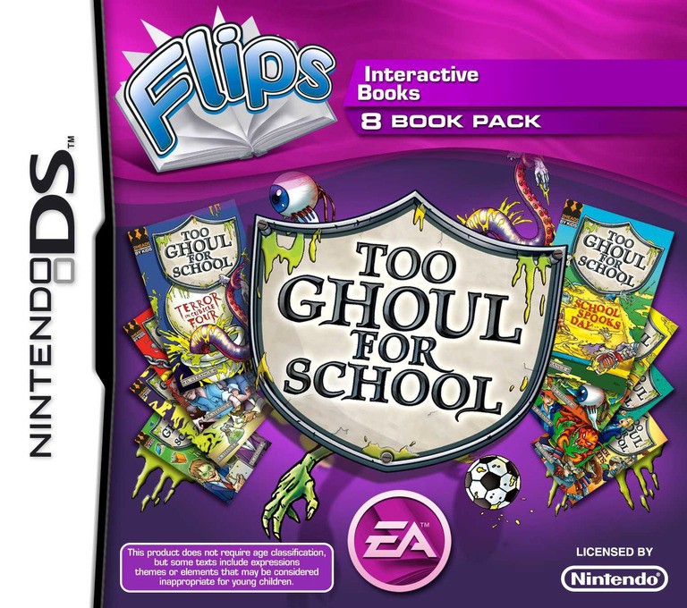 Flips 8 Book Pack - Too Ghoul for School - Nintendo DS Games