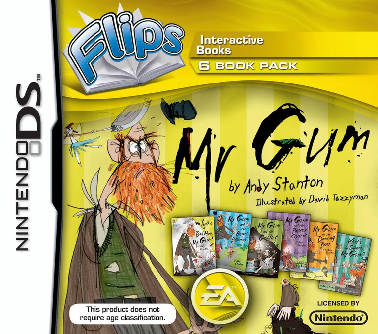Flips 6 Book Pack - Mr Gum by Andy Stanton - Nintendo DS Games