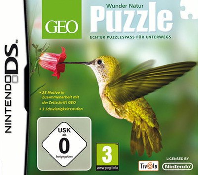 GEO Wunder Natur Puzzle - Echter Puzzlespass fuer Unterwegs - Nintendo DS Games