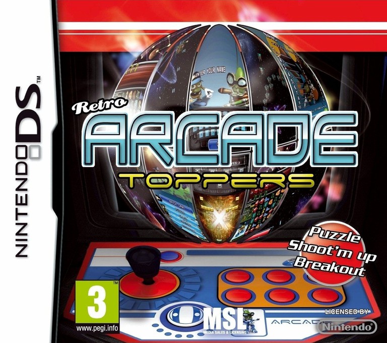 Retro Arcade Toppers - Nintendo DS Games