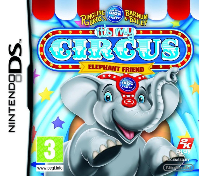 Ringling Bros. and Barnum & Bailey - It's My Circus - Elephant Friend - Nintendo DS Games