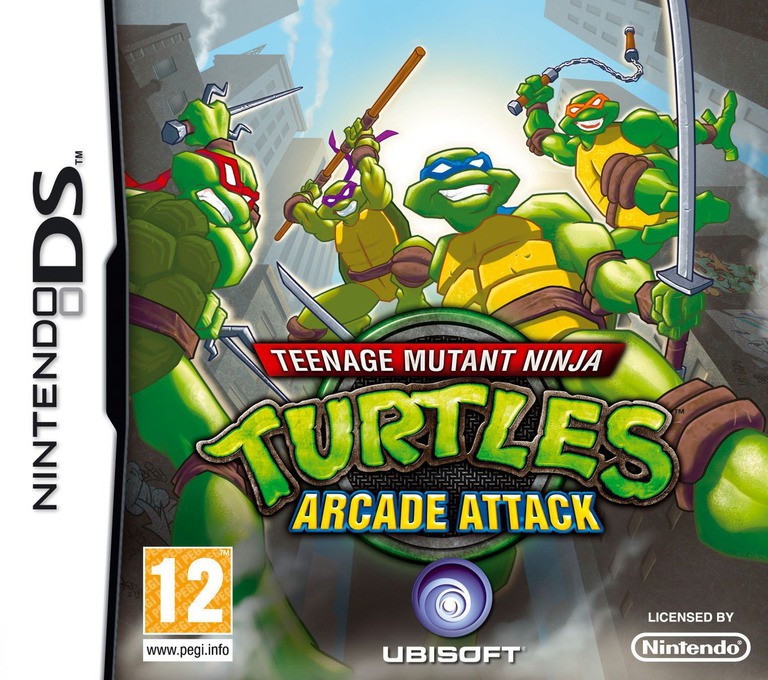 Teenage Mutant Ninja Turtles - Arcade Attack - Nintendo DS Games
