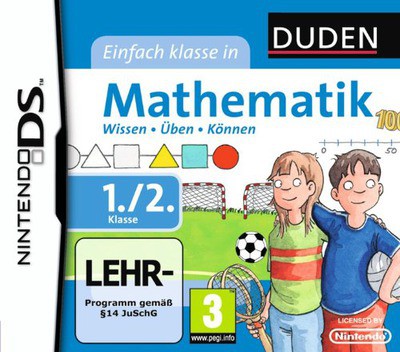 Duden - Einfach Klasse in Mathematik - 1. und 2. Klasse - Nintendo DS Games